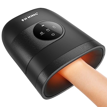 FIT KING Hand Massager with Heat for Numbness and Arthritis Relief