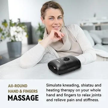 FIT KING Hand Massager for Arthritis Relief with Heat