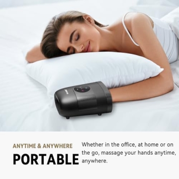 FIT KING Hand Massager for Arthritis Relief with Heat