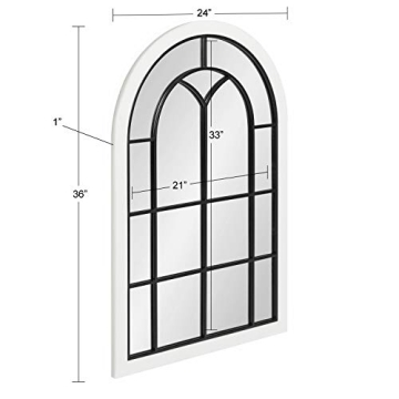 Kate and Laurel Joffrey Farmhouse Mirror for Home Decor