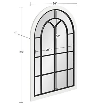 Kate and Laurel Joffrey Farmhouse Mirror for Home Decor