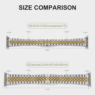 Elegant Apple Watch Band Compatible with Series 10-1 for Women