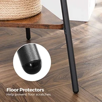 Stylish VASAGLE Coat Rack with Shelves and Hooks