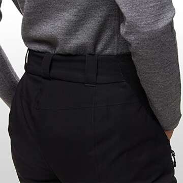 Spyder womens Winner Gore-tex skiing pants, Black, 6 US