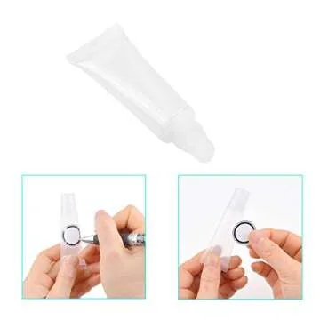 Kare & Kind 15-Pack Lip Gloss Tubes - Refillable Beauty Containers