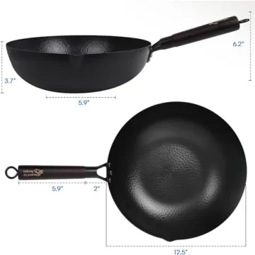 Top Cooking Wok for Electric, Induction and Gas Stoves
