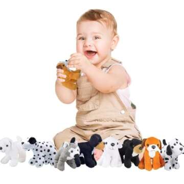 Soft Plush Puppy Dog Stuffed Animal Variety Pack