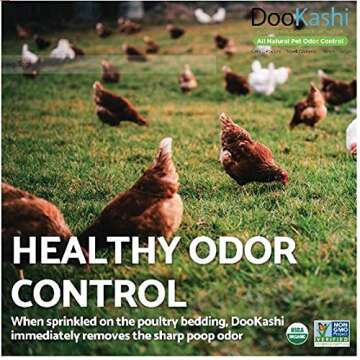 DooKashi for Poultry Bokashi Bran Powered Chicken Coop Deodorizer Manure Compost Accelerator for All...