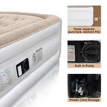 NXONE Air Mattress with Built-in Pump for Ultimate Comfort