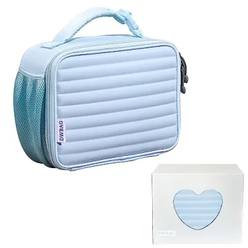 DWBAG Kids Insulated Lunch Box - Light Blue Thermal Meal Tote for School