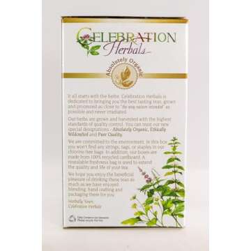 CELEBRATION HERBALS Organic Oatstraw Green Flowering Tea, 24 CT