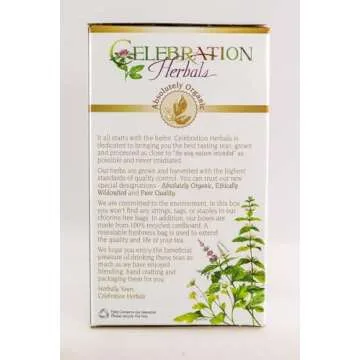 CELEBRATION HERBALS Organic Oatstraw Green Flowering Tea, 24 CT