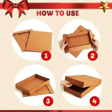 JOYIN Kraft Gift Boxes 12 PCS - Perfect for All Occasions