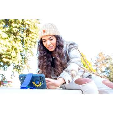 GatorGrip - Phone Stand - Cell Phone Holder Stand for Desk Nightstand Kitchen - Compatible with iPhone, Android and Most Smartphones up to 6.8" on Width of Phone (Orange)