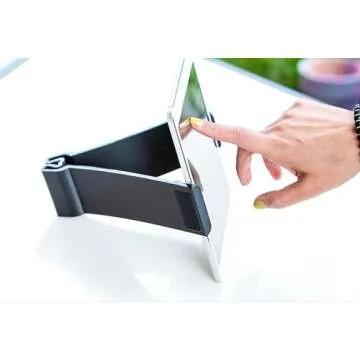 GatorGrip - Phone Stand - Cell Phone Holder Stand for Desk Nightstand Kitchen - Compatible with iPhone, Android and Most Smartphones up to 6.8" on Width of Phone (Orange)