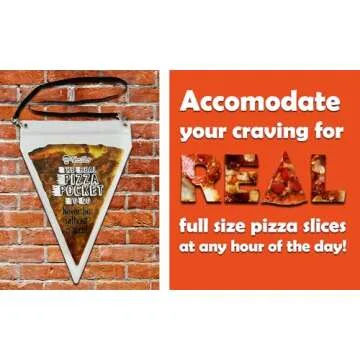 Real Pizza Pocket Necklace - Fun Gag Gift for Pizza Lovers