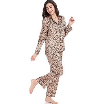 Serenedelicacy Women's Satin Pajama Set Silky Comfort