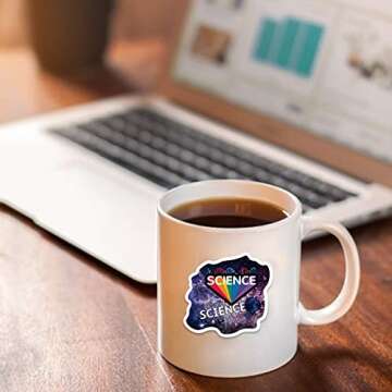 Aowplc 100 Pcs Science Stickers - Fun & Durable Designs