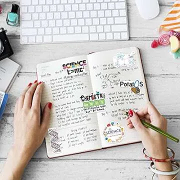 Aowplc 100 Pcs Science Stickers - Fun & Durable Designs