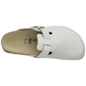 Birkenstock Boston Super Grip Work Shoe - Size 45 White