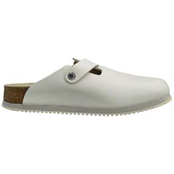 Birkenstock Boston Super Grip Work Shoe - Size 45 White