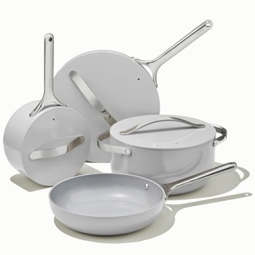 Caraway Nonstick Ceramic Cookware Set - Healthy, Stylish & Eco-Friendly