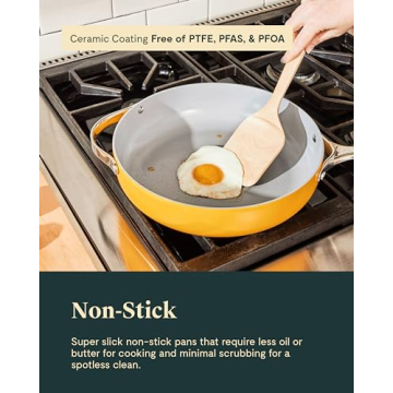 Caraway Ceramic Cookware Set Nonstick Non-Toxic Oven Safe