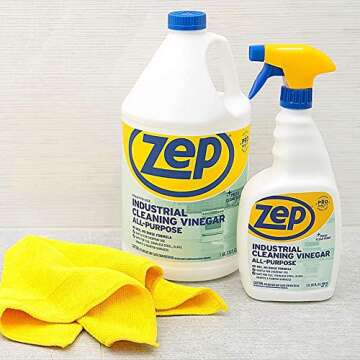 Zep All-Purpose Cleaner With Vinegar - 1 Gallon (Case of 4) R48410 - Gentle for Everyday Use