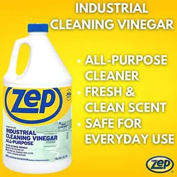 Zep All-Purpose Cleaner With Vinegar - 1 Gallon (Case of 4) R48410 - Gentle for Everyday Use