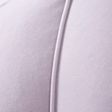 Urban Shop Upholstered Velvet Plush Bean Bag Sofa Chair for Kids, Teens, and Adults, Large, Purple