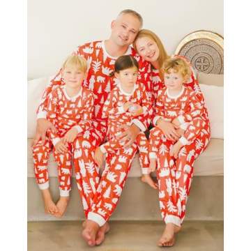 Vaenait Family Matching Christmas Pajamas for Everyone