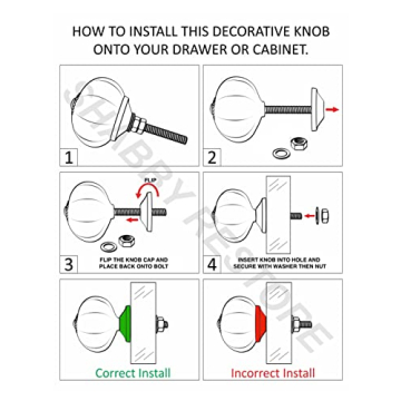 Shabby Restore Antique Mercury Glass Cabinet Knobs Pack of 10