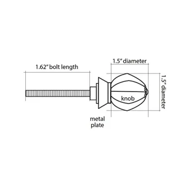 Shabby Restore Antique Mercury Glass Cabinet Knobs Pack of 10