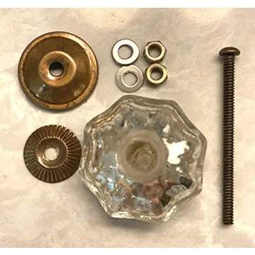 Shabby Restore Antique Mercury Glass Cabinet Knobs Pack of 10