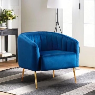 LSSPAID Velvet Accent Chair - Chic Upholstered Seating for Living Room