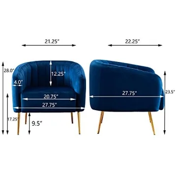 Stylish LSSPAID Velvet Accent Chair for Your Living Room