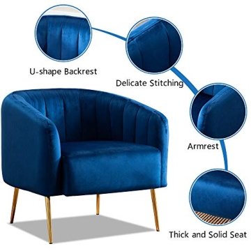 Stylish LSSPAID Velvet Accent Chair for Your Living Room
