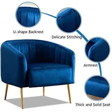 Stylish LSSPAID Velvet Accent Chair for Your Living Room