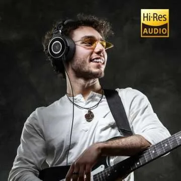 OneOdio Monitor 60 Professional Studio Headphones - Recording Wired Over Ear Headphones, Hi-Res Audio, Soft Comfortable Earmuffs, 6.35mm Adapter for Tracking Mixing DJ Mastering Broadcast-Black