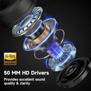 OneOdio Monitor 60 Professional Studio Headphones - Recording Wired Over Ear Headphones, Hi-Res Audio, Soft Comfortable Earmuffs, 6.35mm Adapter for Tracking Mixing DJ Mastering Broadcast-Black