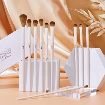 Jessup 10Pcs Precision Eye Makeup Brushes Set