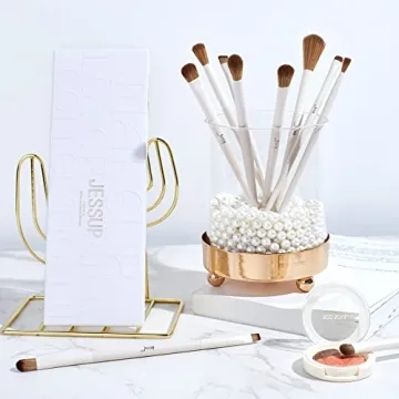 Jessup 10Pcs Precision Eye Makeup Brushes Set