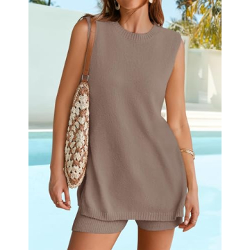 Trendy ZESICA Women's Summer Lounge Set for Comfort