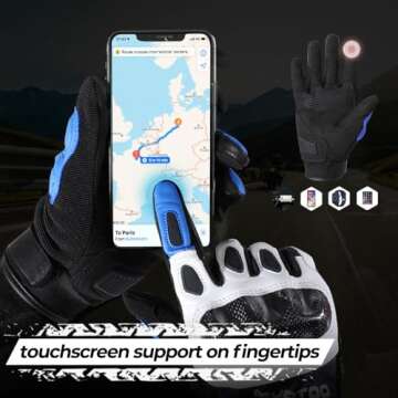 Premium WTACTFUL Motorcycle Gloves with Touchscreen