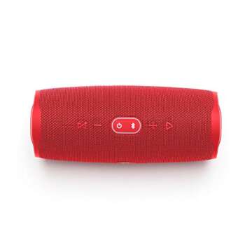 JBL Charge 4 - Waterproof Portable Bluetooth Speaker - Red