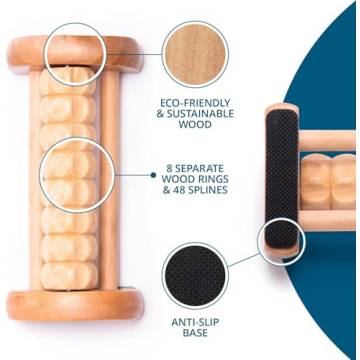 TheraFlow Compact Foot Roller for Fast Plantar Fasciitis Relief