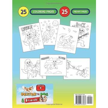 Dexter's Adventures Coloring Book for Kids: Dexter the Cavalier King Charles Spaniel Ages 4-8 (The D...