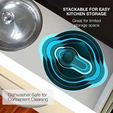 Mixing Bowls Set for Easy Cooking and Baking Essentials