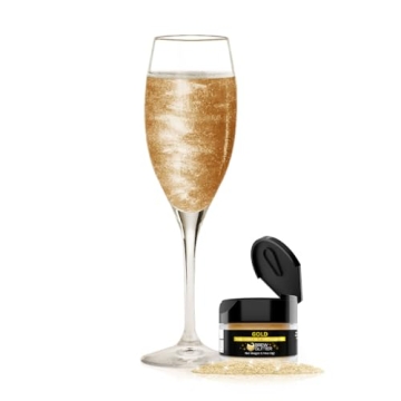 Brew Glitter in Gold for Drinks | Edible Sparkle by Bakell