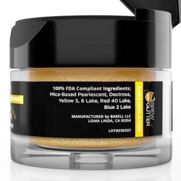 Brew Glitter in Gold for Drinks | Edible Sparkle by Bakell